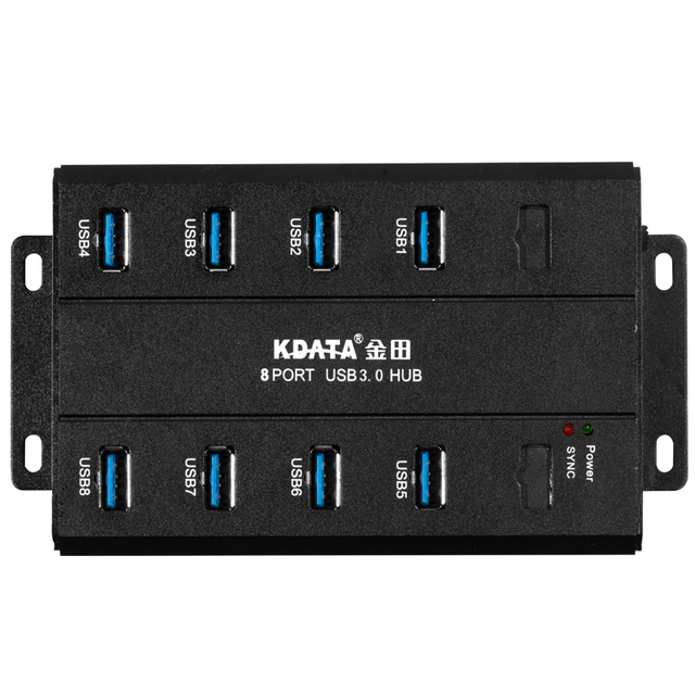 Factory Wholesale USB3.0 Switch HUB 8 Port Docking Station with Fast Charging & Data Transfer Function