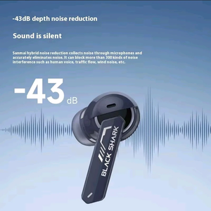 Black Shark JoyBuds Plus Wireless BT Earphone IPX5 Waterproof Active Noise Reduction 24h Life Time Latency <b>Gaming</b> Earbuds - Product Image 5