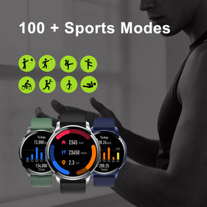 Montre connectée ronde AMOLED étanche 1ATM avec suivi de la forme physique, suivi du rythme cardiaque et du sommeil, assistant vocal IA et fonction de réponse aux appels - Product Image 3