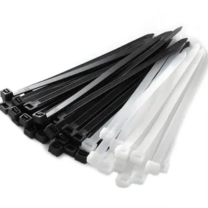 Factory Direct Selling 100pcs 2.5*200mm Cable Ties Custom Plastic Cable Ties reusable real touch tie wiring accessories