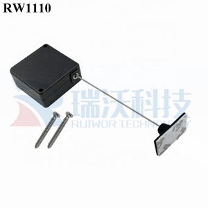 Ruiwor rw1110 Mini Vuông chống trộm có thể thu vào <span class=keywords><strong>Tether</strong></span> với 25x15mm hình chữ nhật dính ABS tấm cho Mở bán an ninh - Product Image 3