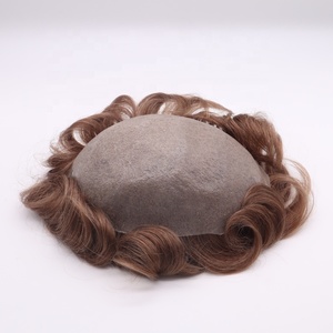 Peluca de tupé de repuesto para cabello de hombre, piel Superfina, transparente, poly <span class=keywords><strong>mirage</strong></span>, pegamento - Product Image 3