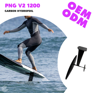 Aile hydrofoil en carbone Pump Foil PNG V2 1200 AXIS, forte puissance de pompage, accélération rapide, conduite stable, équipement de loisirs nautiques en eau plate - Product Image 1