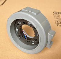 Spot LED encastré GU10 à intensité variable, en plastique ABS, boîtier circulaire pour éclairage de plafond tendu