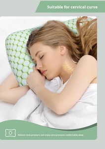 Ear Hole Pillow for Side Sleepers Orthopedic Ear Piercing <b>Cushion</b> Cotton Pillow Pressure Relief Sleeping Support <b>Cushion</b> - Product Image 2