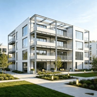 Vente en gros directe usine de bâtiments en acier préfabriqués pour bureaux extérieurs, appartements et maisons intégrées pour hôpitaux