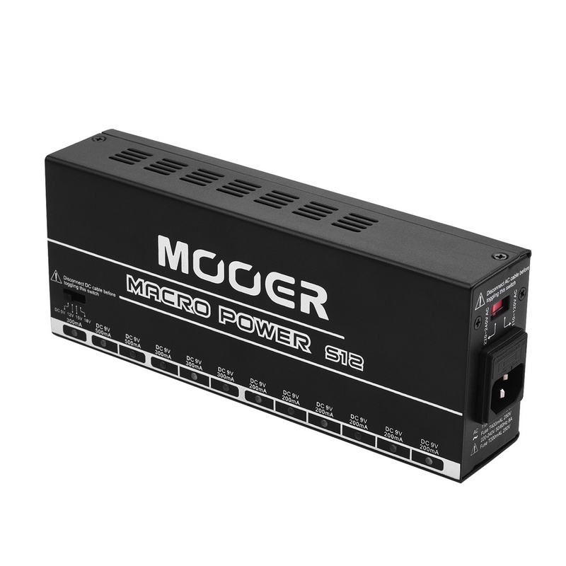 MOOER MACRO POWER S12 Professional Guitar Effect Power Supply