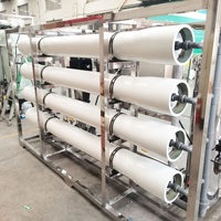 Usine industrielle d'osmose inverse de 8 tonnes/heure pour le traitement de l'eau brute et la production d'eau pure
