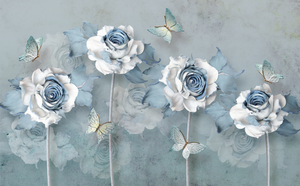 Toile murale de <span class=keywords><strong>style</strong></span> peinture à l'huile personnalisée, paysage naturel (montagnes et forêts), <span class=keywords><strong>papier</strong></span> <span class=keywords><strong>peint</strong></span> mural - Product Image 4