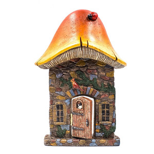 Puerta Mágica De Jardín En Miniatura – Decoración De Madera Pintada A Mano Para Pared, Cuento De Hadas
