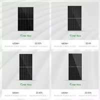 Kit de panneaux solaires monocristallins d'occasion Longi Trina Jinko 600W 650W 700W 720W Watts