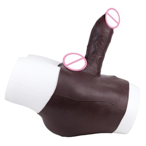 Wholesale Wearable Hollow <b>Dildo</b> Pants Strap on Harness for Men Soft Penis Extender Sleeve Panties for Couple's Sex Pleasure - Product Image 5