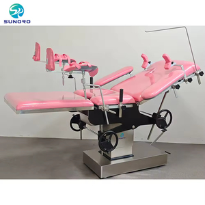Lit de salle d'opération de <span class=keywords><strong>table</strong></span> obstétrique hydraulique manuelle de haute qualité pour l'examen de gynécologie - Product Image 1