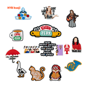 Hebillas Decorativas para Zapatos con Personajes de Anime HYB Kuaji Friend, Dijes para Zapatos de Mujer, Dijes de Diseño Personalizados para Zapatos - Product Image 1