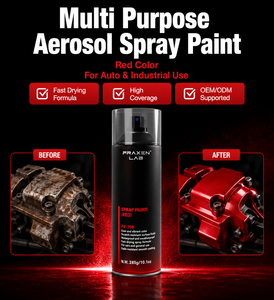 Vernice Spray per <span class=keywords><strong>Auto</strong></span> 400ml, 9 Colori Disponibili: Rosso, Giallo, Blu, Verde, Nero, Bianco, Grigio, Oro, Argento, Colore Personalizzato, Direttamente dalla Fabbrica - Product Image 2