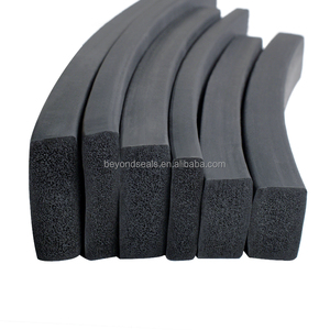 Strip segel profil persegi panjang kustom Strip karet penyegel silikon EPDM buna-n temperatur tinggi - Product Image 6