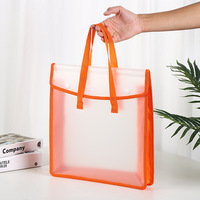 Sac de rangement polyvalent en PP grande capacité pour étudiants, avec clip, conception à accès facile pour un récupération et un stockage rapides des documents