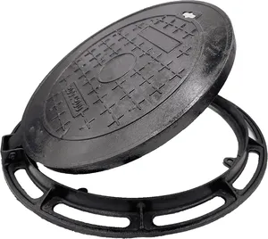 CE 인증 EN124 D400 연성철 맨홀 뚜껑 행싱 브랜드 모델 400*600 도로 시설 배수용 - Product Image 4