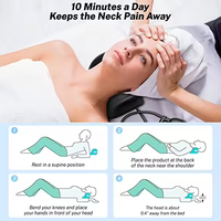 Offre Spéciale c-curve cou civière physiothérapie massage cervical oreiller cou dispositif de Traction pour soulagement de la douleur au cou outils de massage