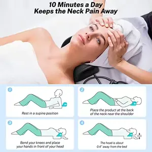 Hot Sale C-Curve Nek Stretcher Fysiotherapie Cervicale Massage Kussen Nek Tractie Apparaat Voor Nek Pijn Verlichting Massage Tools