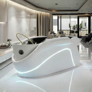Luxury <b>Electric</b> Full Body Comfortable Synthetic Leather Massage <b>Table</b> Modern Design for Hair Salon Shampoo Spa or Hotel Use - Product Image 2