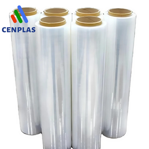 Film étirable en PE transparent pour palettes, film rétractable, film étirable, prix usine - Product Image 3