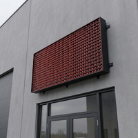 Module d'affichage LED rouge simple P10, panneau d'écran DIP pour la publicité extérieure