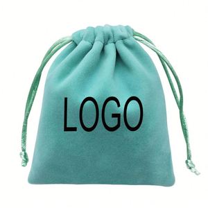 Sacs à cordon en velours personnalisés, sacs à bijoux en gros, sacs anti-poussière en velours - Product Image 3