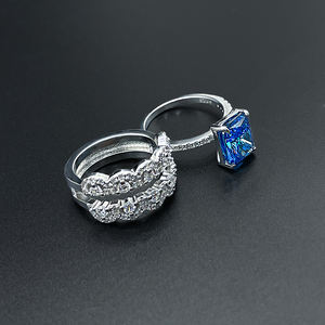 Anello staccabile Vintage ad alta sensibilità da donna leggera temperamento celebrità con Zirconia di lusso in argento Sterling alla moda - Product Image 3