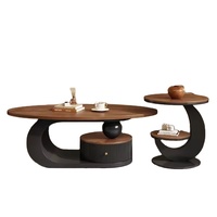 Table basse moderne pour salon, vente directe d'usine, table basse avec tiroirs pour salon