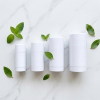 G&O Nouveau design de conteneur de déodorant rond 15g 30g 50g 75g Conteneur vide pour bâton de déodorant Logo personnalisé