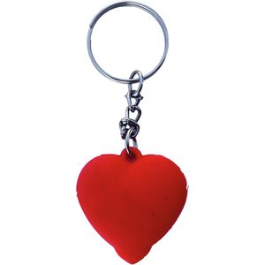 Heart Design Plastic Metal <b>Keychain</b> for Cars & Bikes for <b>Personalized</b> Styling - Product Image 2