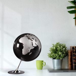 Luz LED moderna, globo político y geográfico detallado, modelo de tierra de escritorio de Metal para enseñanza, aprendizaje y decoración - Product Image 1