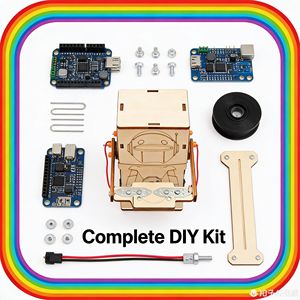 Juguetes de Rompecabezas de Madera DIY, Robots que Tragan Monedas, Educación Infantil, Ensamblaje <span class=keywords><strong>Manual</strong></span>, Conjuntos de Experimentos Científicos STEAM - Product Image 4