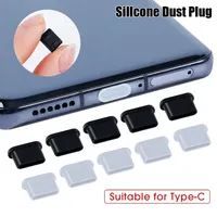 Bouchons anti-poussière en silicone Type C Port de charge Protecteur Bouchon Couvercle pour Iphone 15 Pro Max 15 Plus Samsung Xiaomi Bouchon anti-poussière