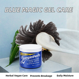 Après-shampoing Gel Lissant Anti-Casse Qualité Supérieure Blue Magic Herbal pour Cheveux Épais, Crépus et Naturels - Hydratation Quotidienne - Product Image 2