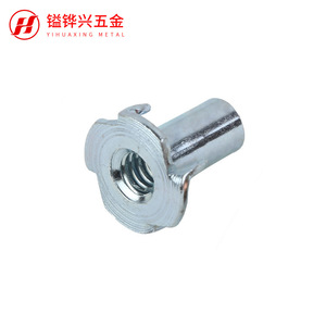Yihuaxing Metal Four Jaw Nut <b>Iron</b> Furniture Connector Polished Durable YHX 1402 - Product Image 2