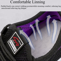 Nuevas zapatillas deportivas de malla transpirable para mujer, suela blanda ligera, antideslizantes, absorbentes de golpes, Retro, versátiles, a la moda