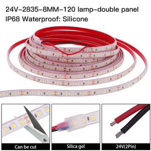 110V220V 8 mét 120LED 3000k4000k6500k IP67 không thấm nước die-cắt Board SMD2835 LED Strip ánh sáng - Product Image 4