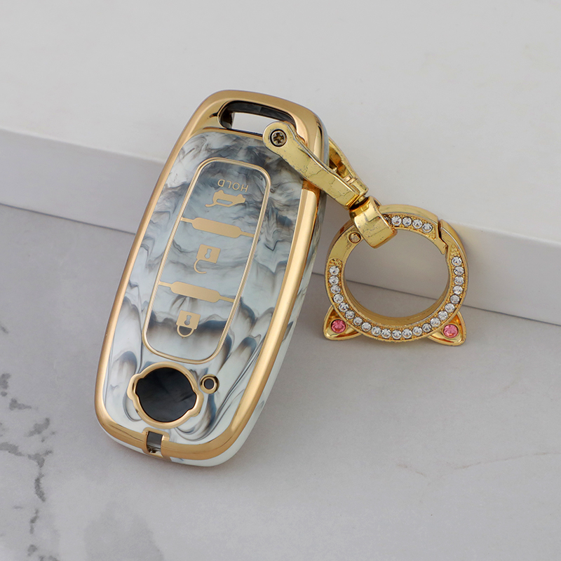 พวงกุญแจสีเทา+