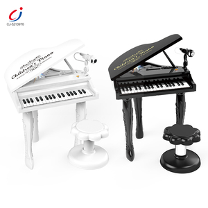 Jouet musical pour enfants Chengji : Clavier, instrument de musique, triangle éducatif <span class=keywords><strong>avec</strong></span> microphone, mini <span class=keywords><strong>piano</strong></span> pour l'apprentissage précoce des enfants - Product Image 1