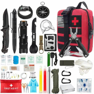 Kit de primeros auxilios táctico para exteriores, bolsa de emergencia SOS, equipo de supervivencia