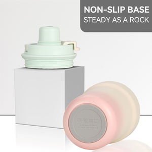 13oz Insulated Stainless Steel Travel Coffee Mug with 2 in 1 Thermal Mug with <b>Lid</b> <b>Straw</b> <b>and</b> Carry Handle - Product Image 4