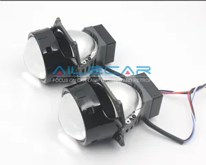 AILECA Auto Rretrofit projector 3.0inch headlight projector lens HS 45W led lens Auto Headlight High Low Beam