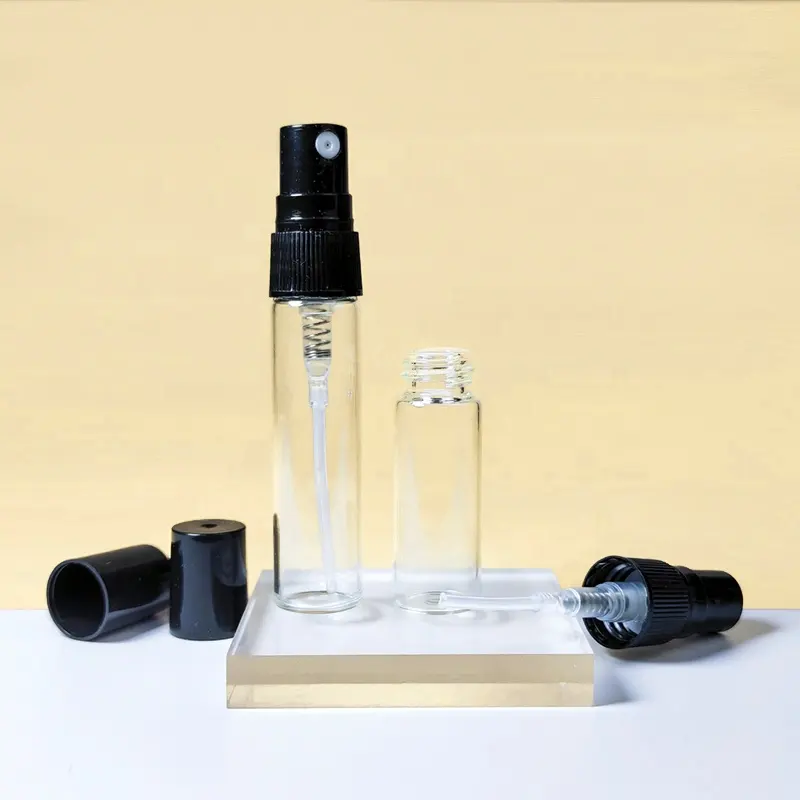 Custom Made Eco Friendly Designer Mini Spray Garrafa Embalagem Fornecedor Homens Perfume Garrafa De Vidro Com Bomba