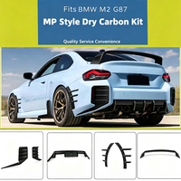Kit de Carrocería de Fibra de Carbono Estilo MP para BMW M2 G87, Parachoques Delantero, Difusor Trasero, Faldones Laterales, Alerón, Accesorios para Automóviles, Piezas de Auto