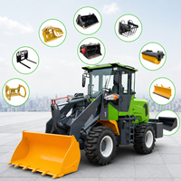 Chargeuse sur pneus électrique à prix d'usine, mini-chargeuse frontale compacte à batterie, machine de construction zéro émission