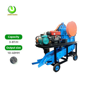 Щековые дробилки Henan JD Brand PE 150*250 и PE 100*150, производительность до 6 т/ч, высокая производительность, основные компоненты: двигатель, подшипник, редуктор. Распродажа. - Product Image 1