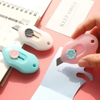 Couteau utilitaire de petite taille, mini couteau de poche, couteau à ouvrir les colis, coupe-papier pour étudiants, ouvre-lettres, pratique, portable, en métal