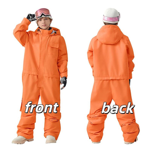Combinaison de <span class=keywords><strong>ski</strong></span> résistante au froid pour enfants et femmes, ensemble d'extérieur imperméable et coupe-vent, vêtements d'hiver pour la neige, tenue de <span class=keywords><strong>ski</strong></span> - Product Image 4